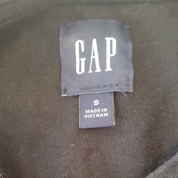 GAP Puff Black Long Sleeve Top Size S - Picture 3 of 4